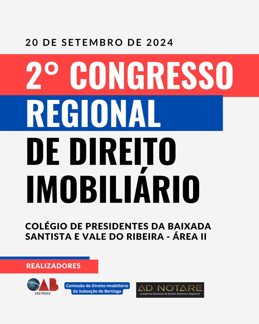 2 CONGRESSO REGIONAL DE DIREITO IMOBILIRIO